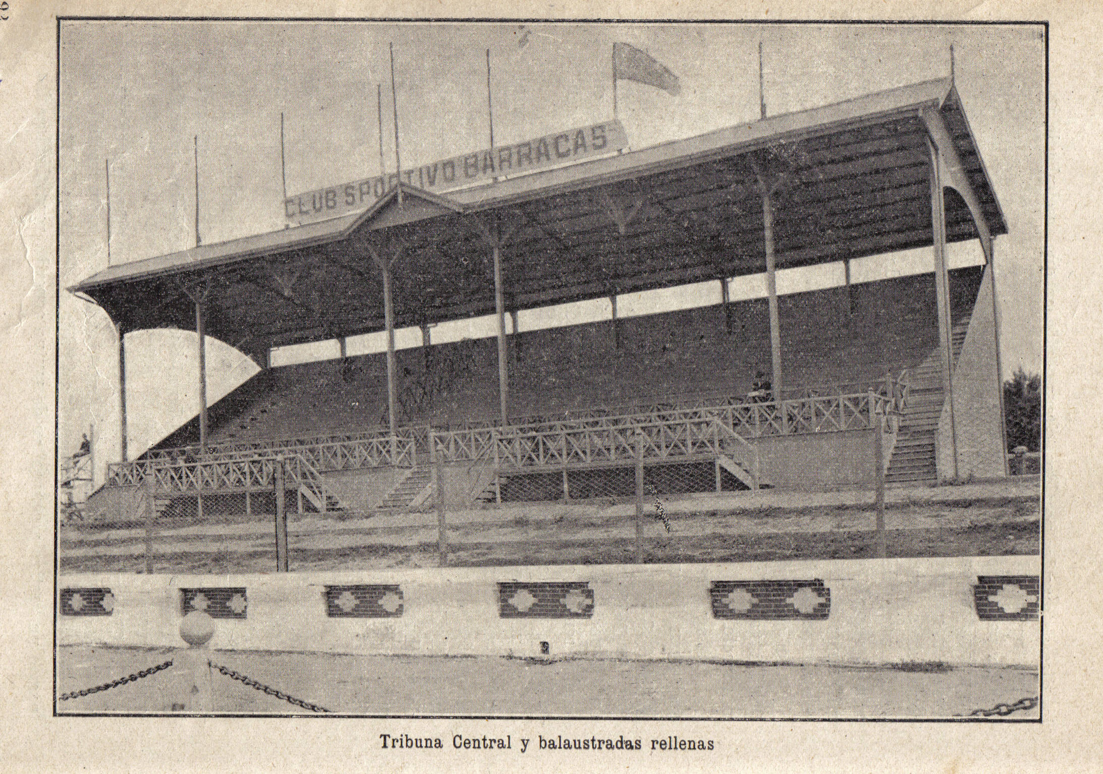 1916   Tribuna Palco - Sportivo Barracas